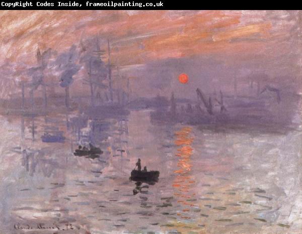 Claude Monet Impression Sunrise.Le Have